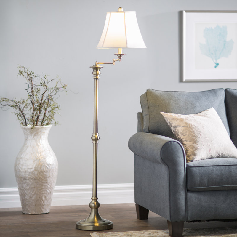 Three Posts Hillside 62" Swing Arm Floor Lamp & Reviews | Wayfair